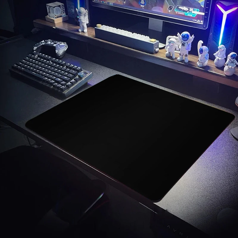 

All Black Mouse Pad WaterProof Gaming Accessories Mause Rug 40x45 40x90CM Computer Desks Table Cushion Office Carpet Playmat