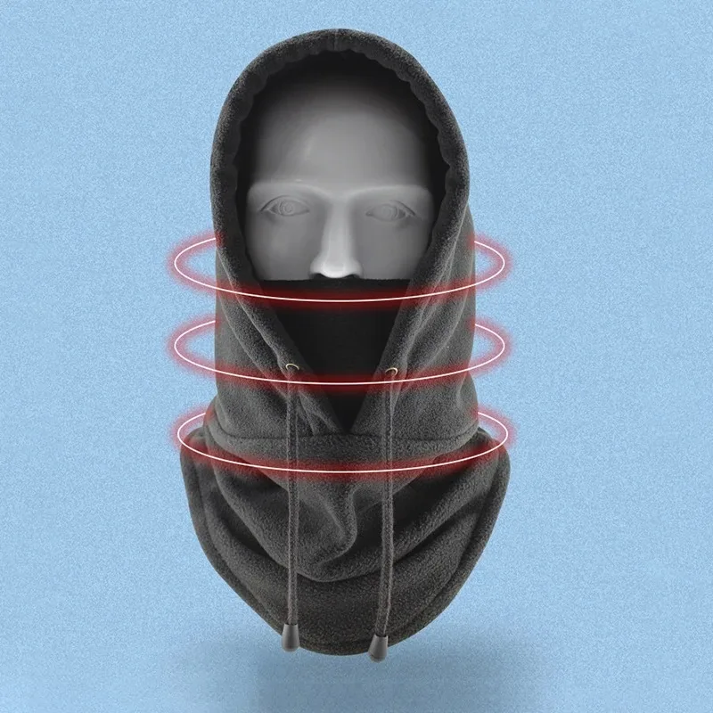 Winter Windproof FleeceLined Warm Accessories Cold Weather Protection Breathable Material Universal Fit Outdoor Sports Essential