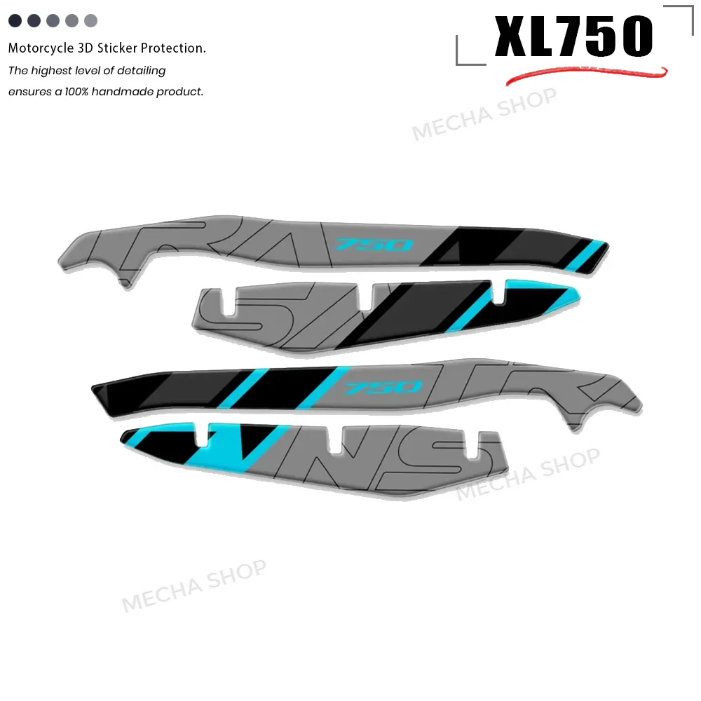 For XL750 Transalp 750 2026 Motorcycle Fairing Decal Accessories 3D Resin Sticker Hand Guard Protection Kit