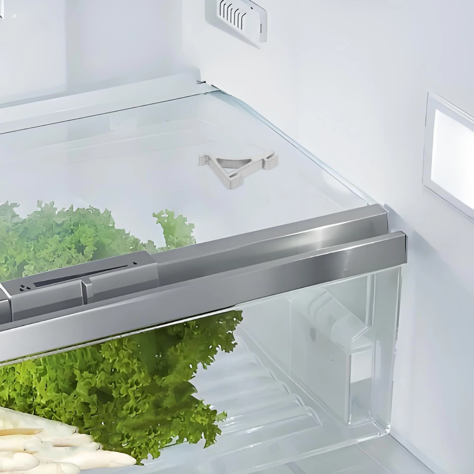 

10pcs Ice Box Shelf Clips Heavy Duty Aluminum Freezer Shelf Brackets Refrigerator Divider Clip Fridge Accessories Freezer Parts