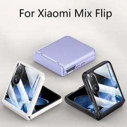 For Xiaomi Mix Flip Case Luxury Electroplating Leather Hinge Cover ForXiaomi Mix Flip Shockproof Bumper Camera Protection Shell