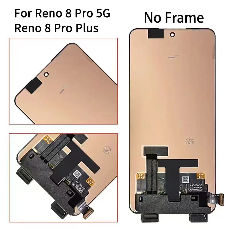 AMOLED dla Oppo Reno8 Pro 5G CPH2357 LCD Reno 8 Pro (Chiny) PGAM10 Wyświetlacz Ekran dotykowy dla Reno 8Pro+ Plus PFZM10 — zdjęcie produktu 5