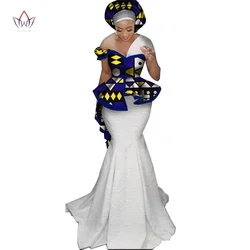 New Fashion Lace Skirt Set for Women Dashiki Elegant African Clothes Applique Plus Size Traditional African Clothing WY3244