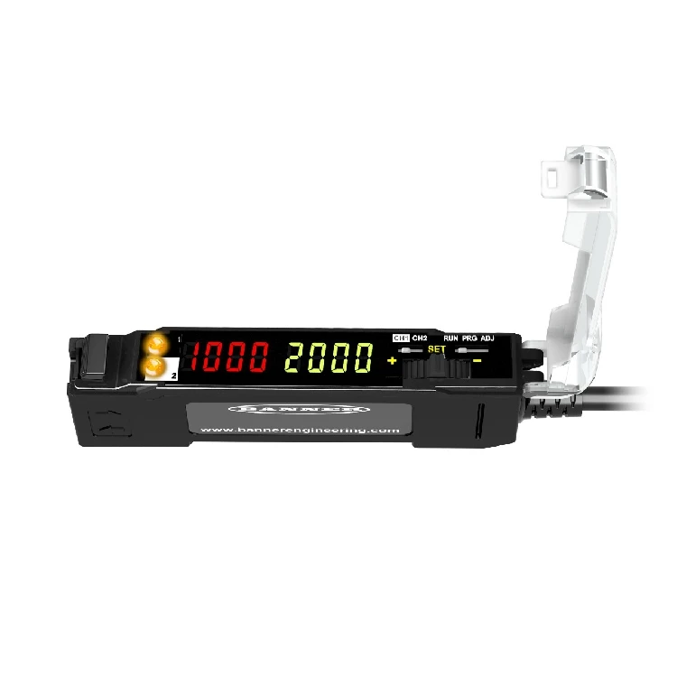 BANNER DF-G3IR-NS-2M Dual Digital Display Fiber Amplifier DF-G3IR-PS-2M