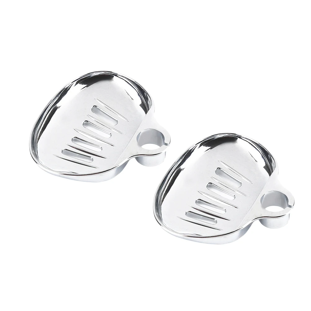 

2Pcs Soap Holder Premium ABS Lightweight Portable Bathroom Accessories Shower Rod Drainage Design Soap Dish Storage Rack