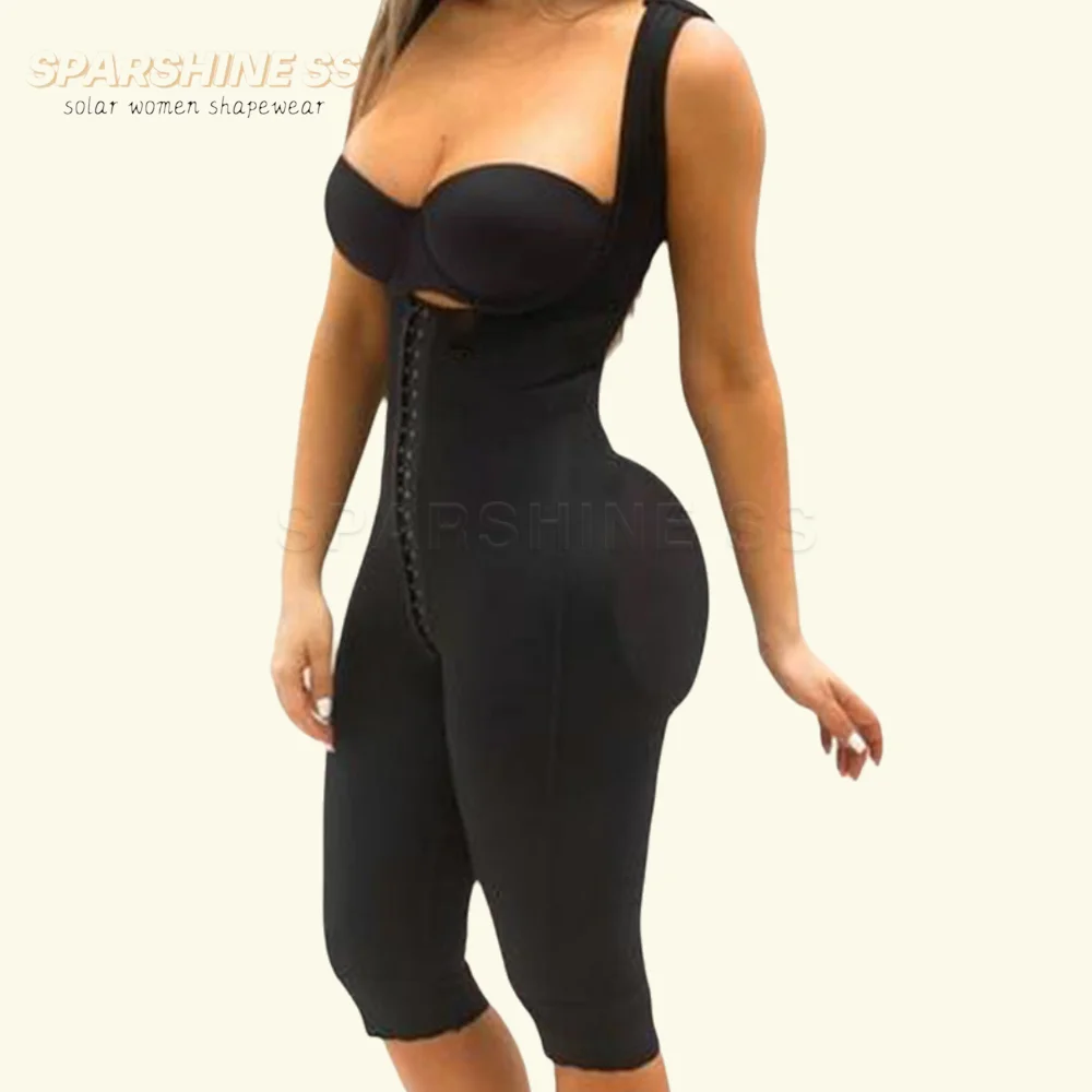 

Fajas Colombianas Sleeveless Knee Length Shapewear Women's Slimming Corset Tummy Control Sexy Bodysuit Bodys Woman Trend 2024