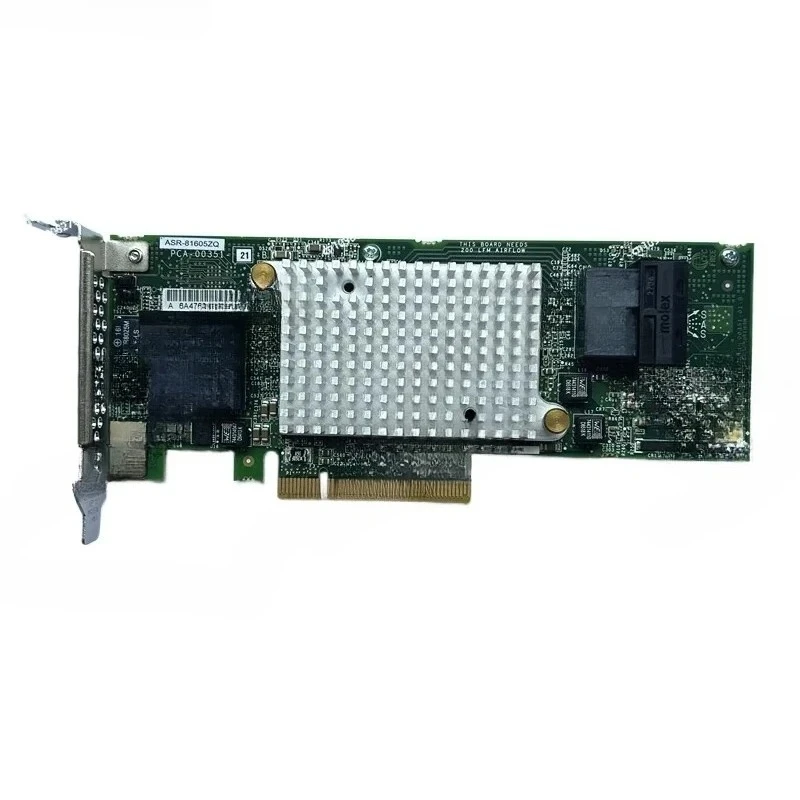 16-port expansion card, pass-through HBA card RAID 12GB array card Adaptec ASR-81605Z/ZQ