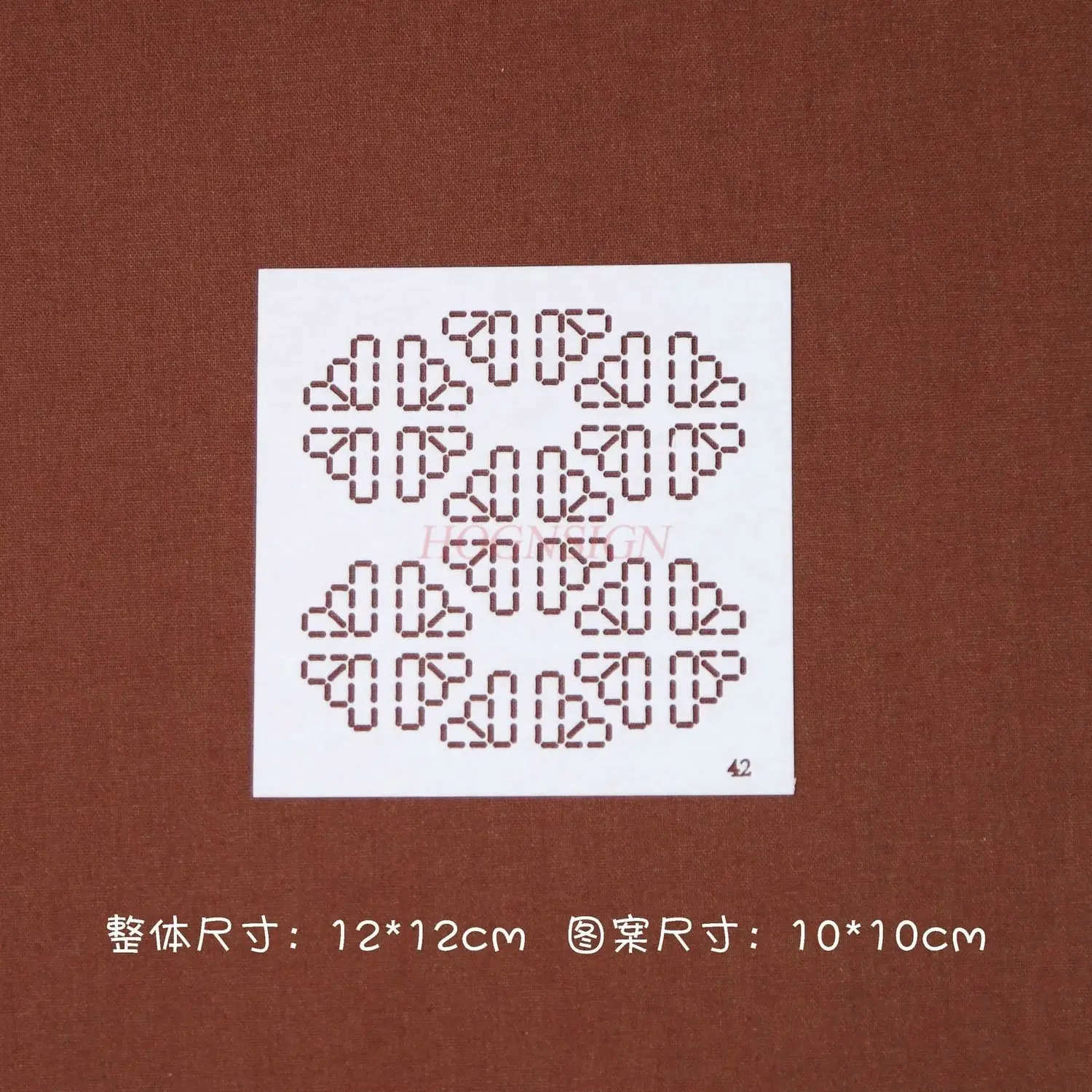 1 قطعة غرزة التطريز قالب ناعم نمط إبداعي شكل هندسي قالب التطريز اليدوي قابلة لإعادة الاستخدام #6