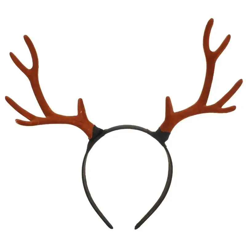 

Christmas Gift Antler Flocked Deer Branch Headband Multipurpose Antler Headband Lovely Xmas Antler Headband Funny Xmas Headwear