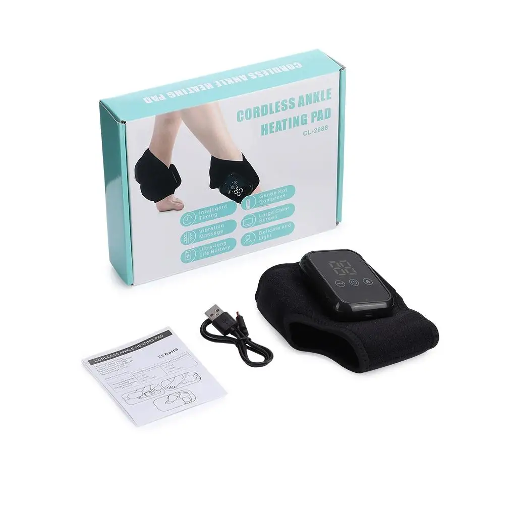 

Foot Massager Wireless & Portable with 3-Level Heat Massage Adjustable,Smart Timer,Touch Screen Muscle Relieve Fatigue