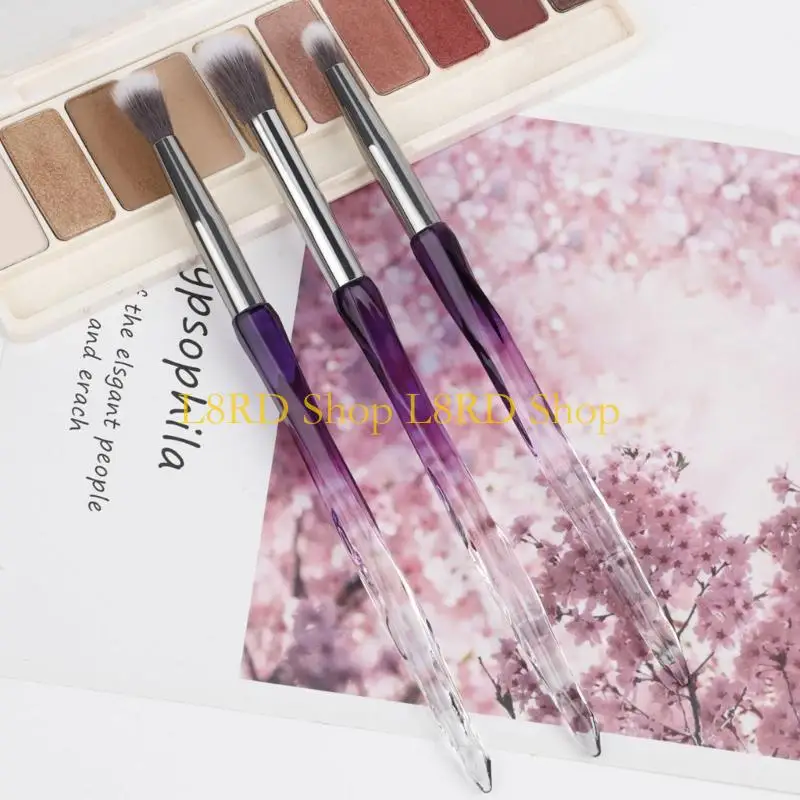 L8RDクリスタルアイメイクアップブラシセットアイシャドウブラシプロのメイクアップブラシセット