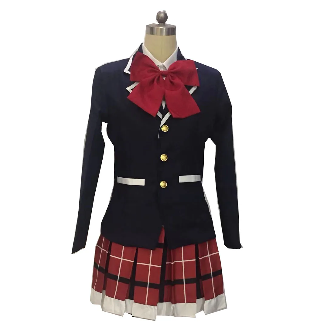 2022 anime amor chunibyo outros delírios takanashi rikka dekomori sanae cosplay traje peruca adulto mulher saias uniforme terno salão