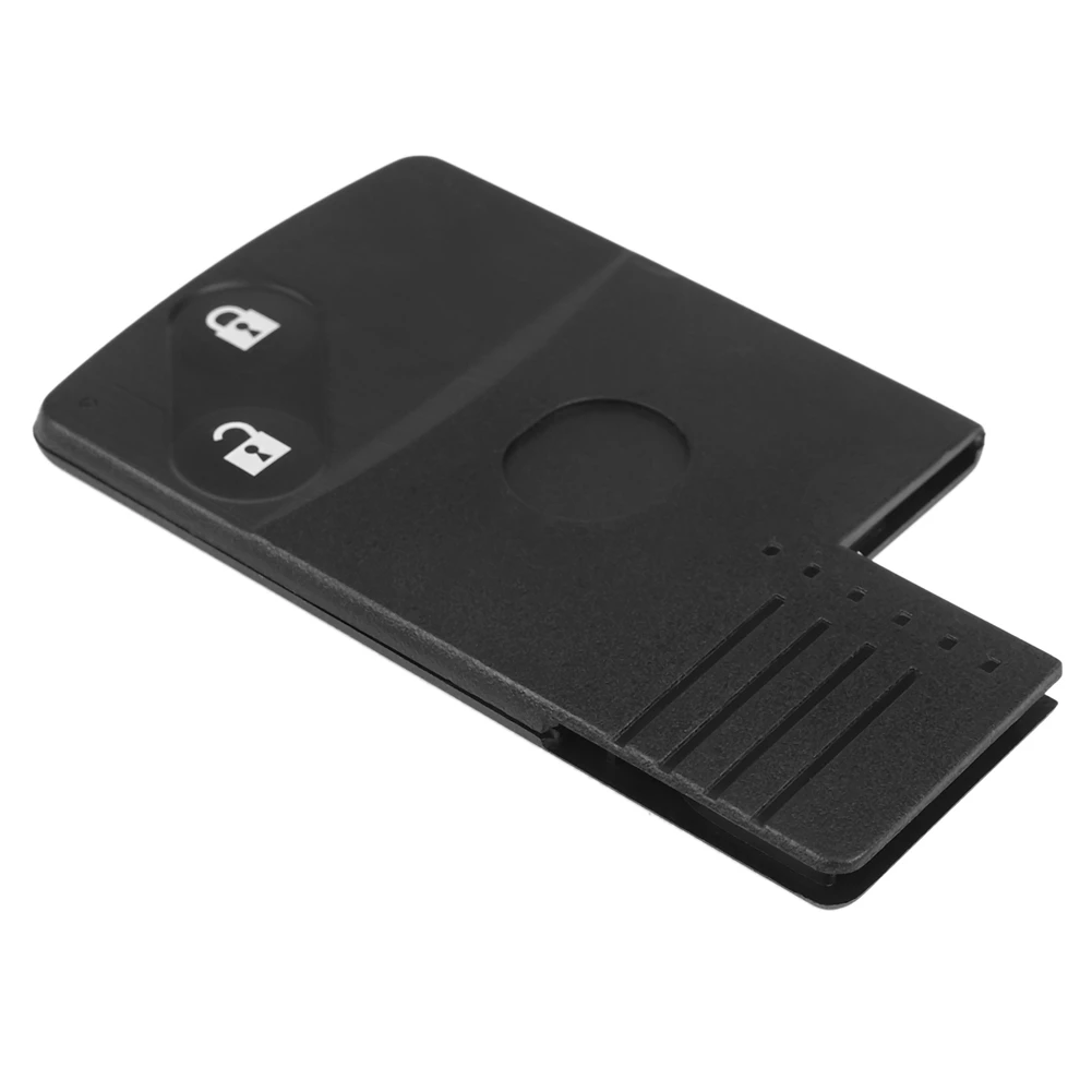 M93K-2X 2 Button Smart Card Remote Key Shell Case For Mazda 5 6 CX-7 CX-9 RX8 Miata