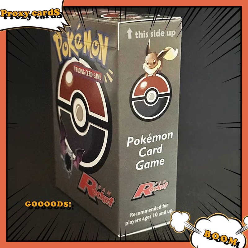 Pokémon Proxy Boxed Set Bundle Cards PTCG DIY Cards PKM Collection Board Games Weezing-14 Blastoise-3 Dragonite-5 Toy Gifts