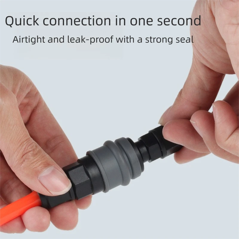 C-type self-locking quick connector compressor 8/10/12mm pneumatic accessory plastic steel