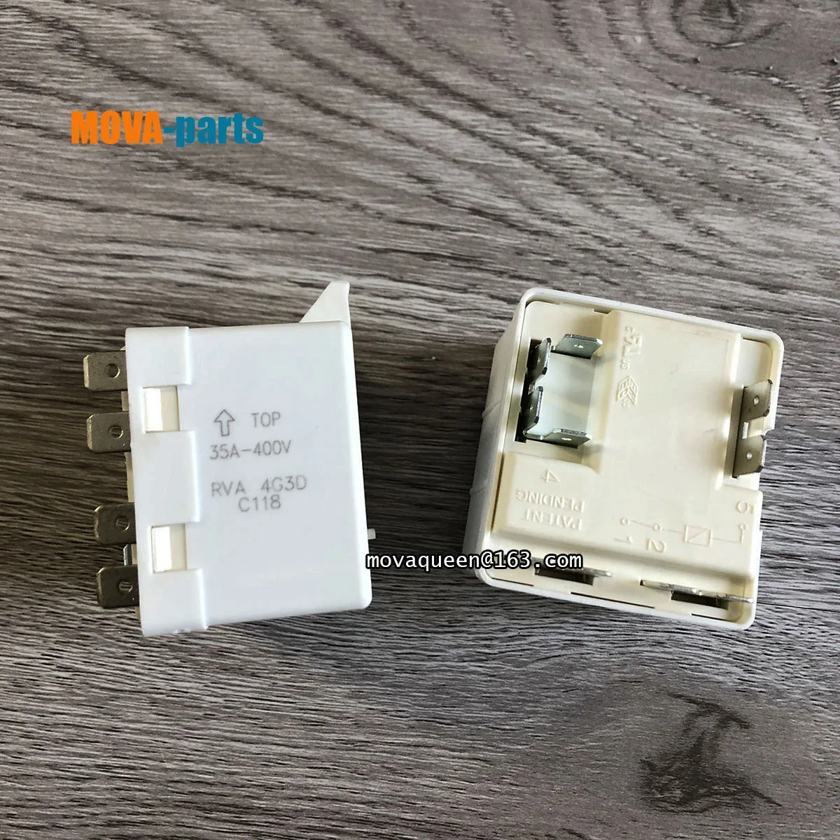 Ice Making Machine Accessories 35A-400V RVA 4G3D Compressor Relay Start Relay For Ice Maker Refrigerator