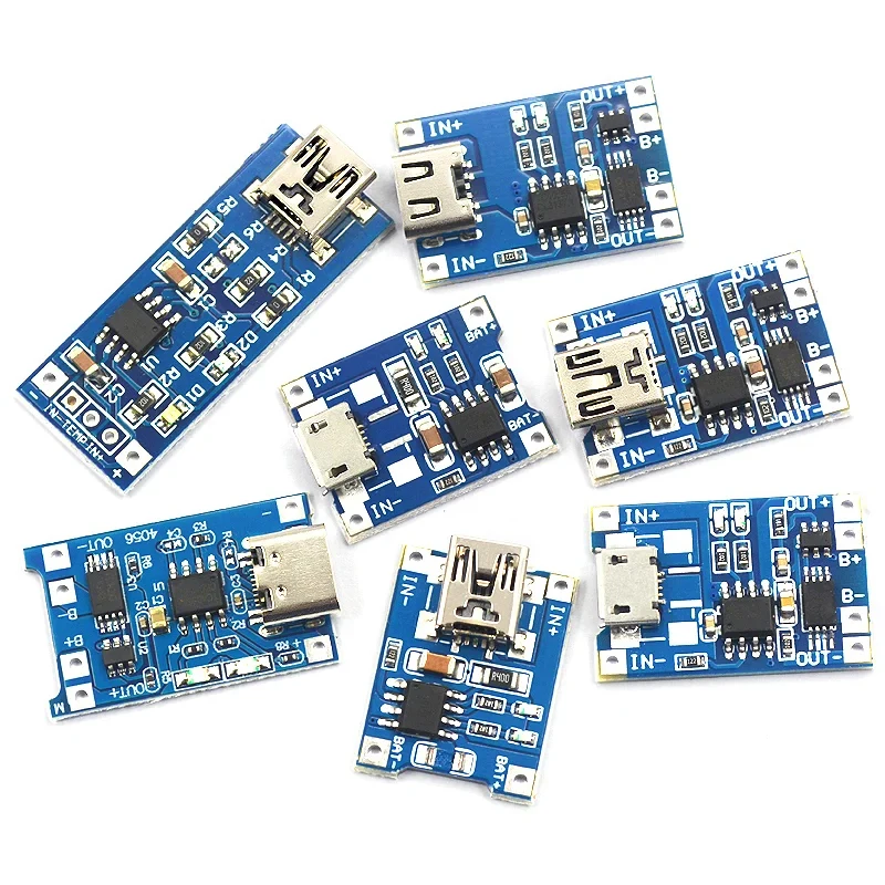 5 V 1A 18650 TP4056 Micro USB/Typ C Lithium Batterie Ladegerät Modul Lade Board Mit Schutz Dual Funktionen Li-Ion TP4056A