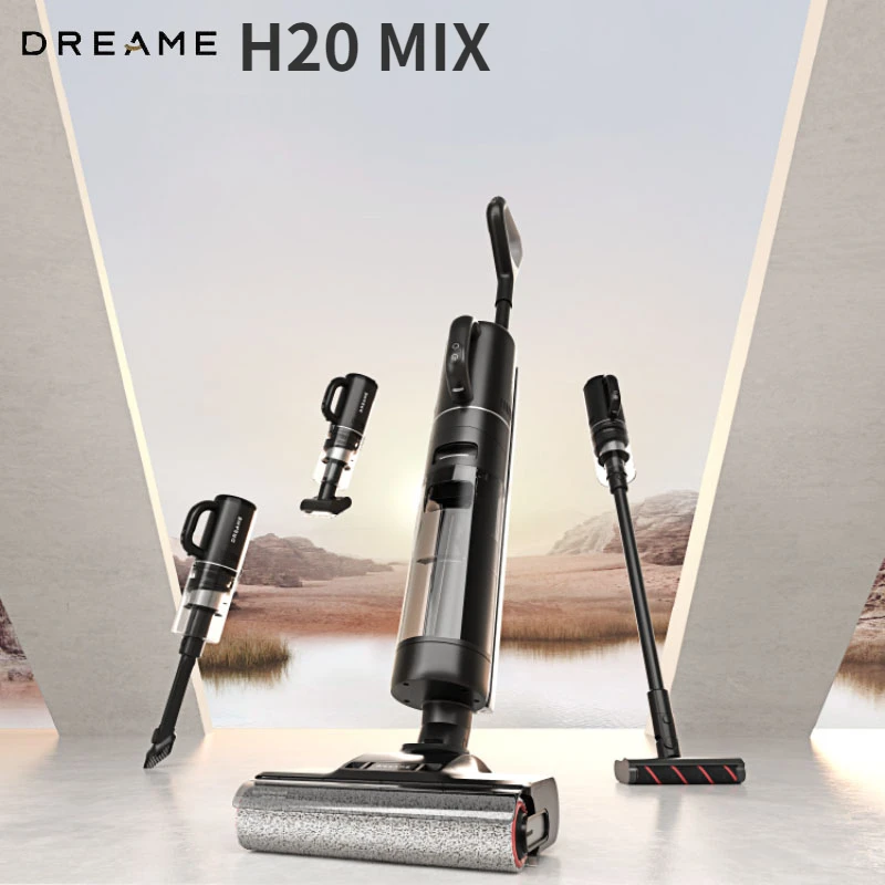 

Dreame Floor Scrubber H20 Mix Sterilization, Washing, Mopping, Vacuum Cleaning Integrated Machine Hot Washing and Drying