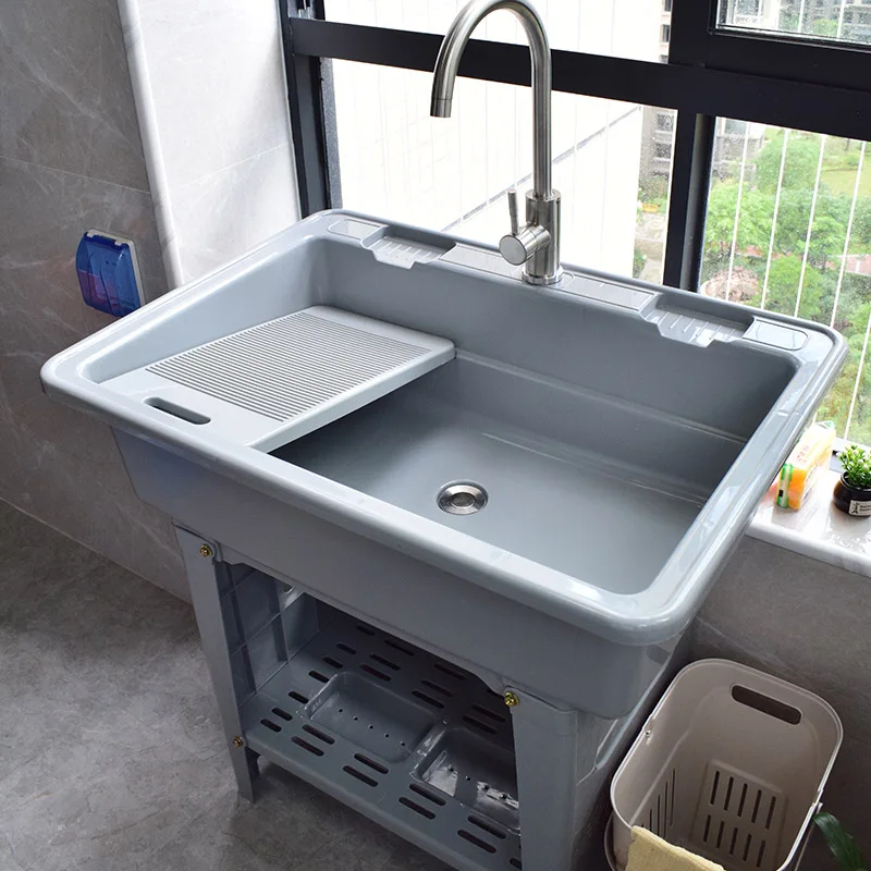 Thickened laundry pool, laundry basin with rubbing board, plastic balcony, kitchen sink, washing table, washboard integrated