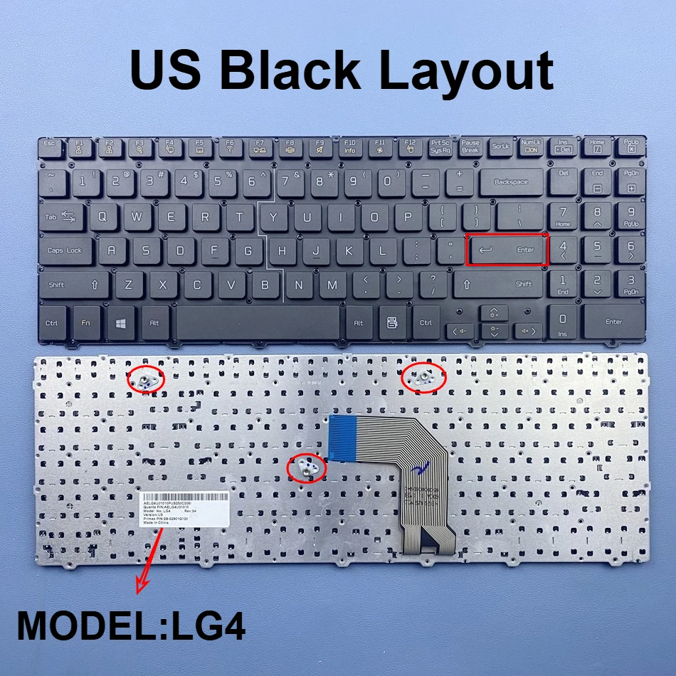 

US LG4 Keyboard For LG S530 S530-K S530-G LGS56 S525K S525G S525 SD525 SD530 S535 SD550 S550 S560 LGS52 LGS53 LGS55 Series