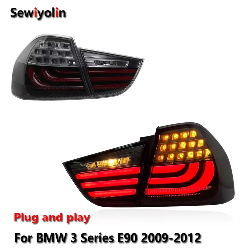 

Car Accessories Led Tail Lights For BMW 3 Series E90 2009-2012 DRL Fog Rear Trailer lamps Turning Signal Voiture Plug And Play