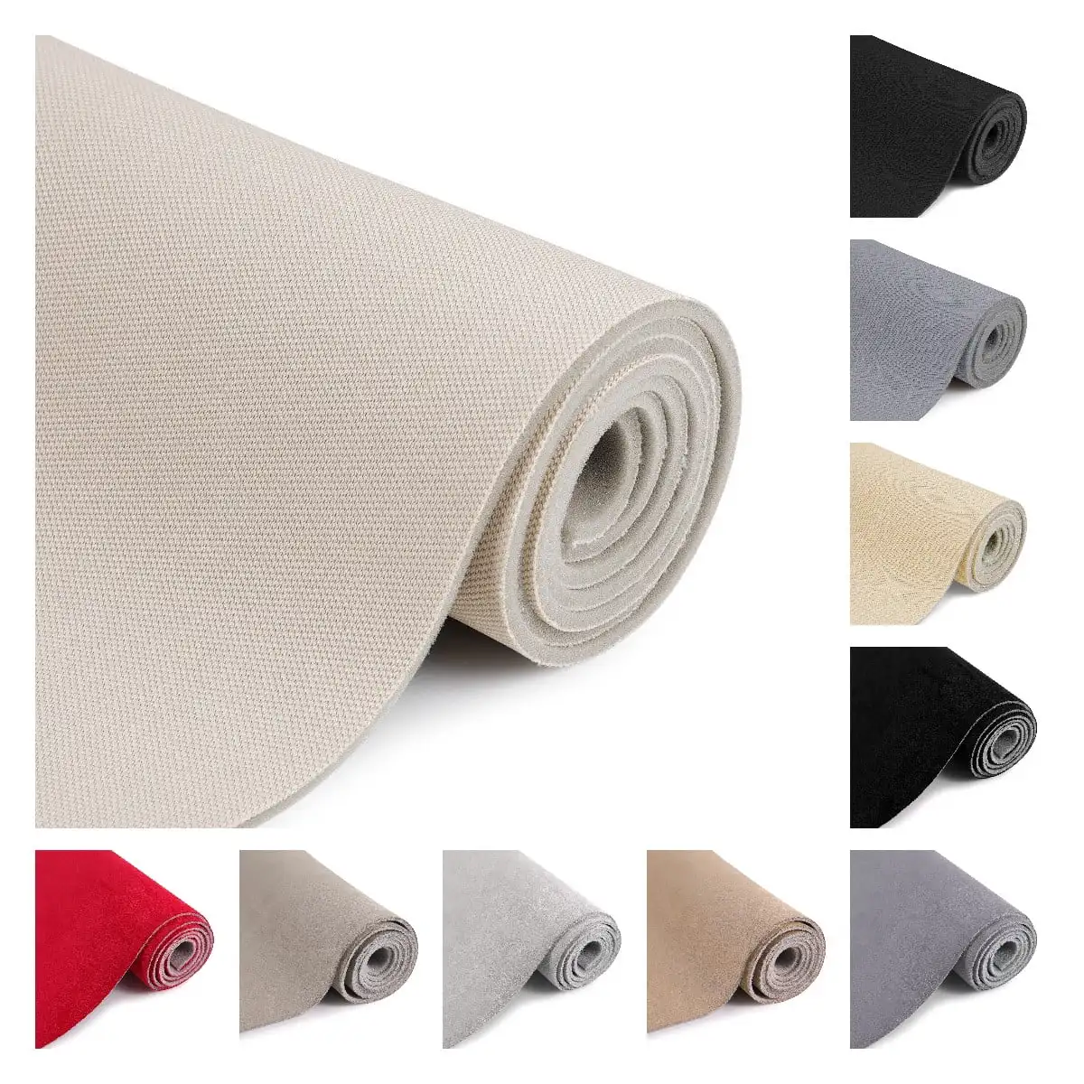 Rivestimento interno per auto in tessuto per tetto del rivestimento della testata con supporto in schiuma per riparazione di tappezzerie automobilistiche Tessuti per auto per soffitto del cielo