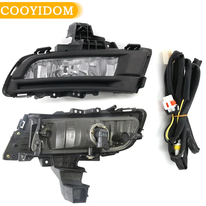 

1 Pair Car Foglights For Mazda 3 M3 2003 2004 2005 2006 2007 2008 2009 Car Front Bumper Fog Light With Line