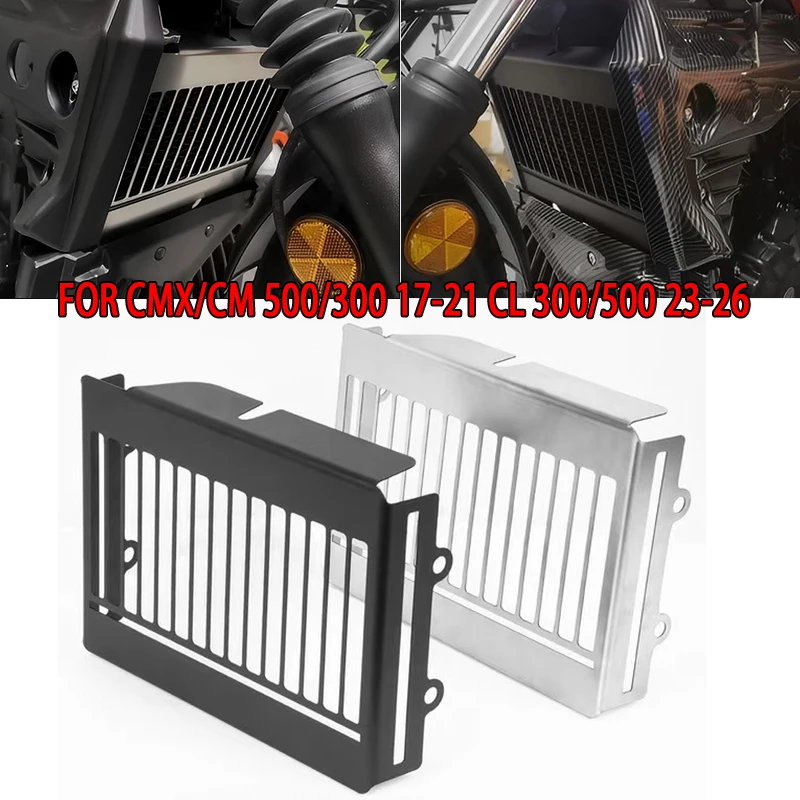 

For Honda REBEL CMX CM 500 300 2017-2021 CL300 CL500 2023 2024 2025 2026 Motorcycle Radiator Guard Cooler Grille Protector Cover