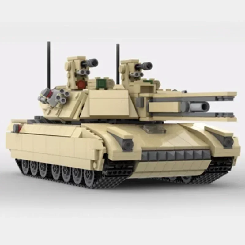 Moc Building Bricks Military Model M1A4 Main Battle Tank Technology Modular Blocks Gifts Toys For Children DIY Sets Assembly