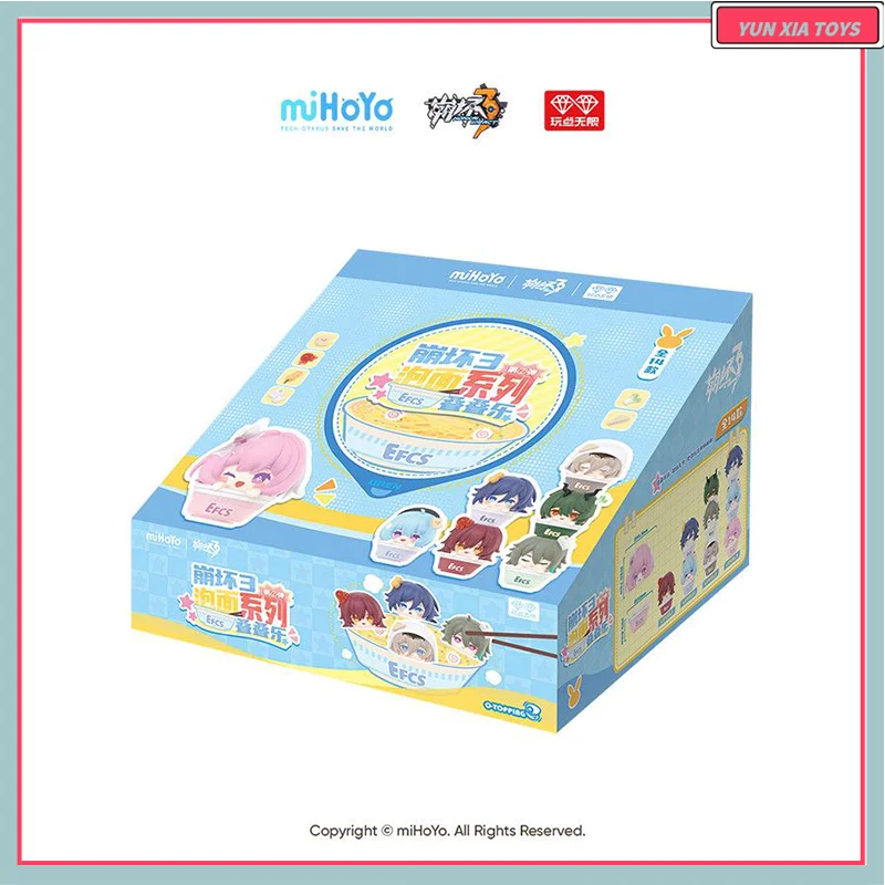 

Honkai Impact 3, слепая коробка, серия лапши быстрого приготовления, версия 2, фигурка, модель, коллекция мультфильмов, украшение для дома, подарок-сюрприз на складе