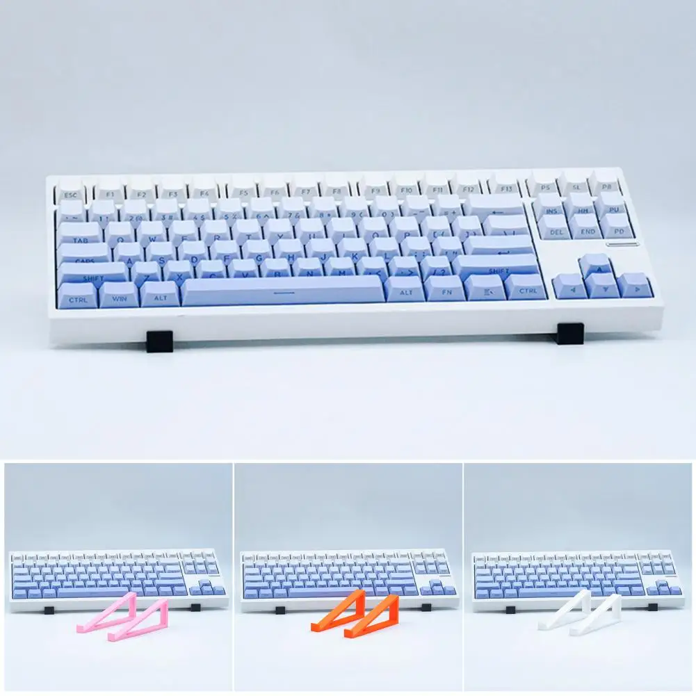 Plastic Keyboard Rack Stable Load-bearing Keyboard Rack Ergonomic Keyboard Riser Stands for Home Office Desk Non-slip 20 Degrees