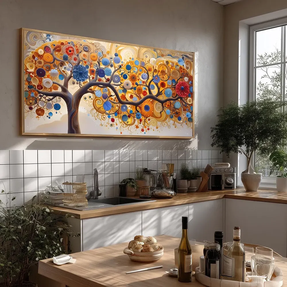 

5D DIY Large Diamond Painting Colorful Tree of Life Landscape Full Square Round Diamond Embroidery Mosaic Cross Stitch Kit