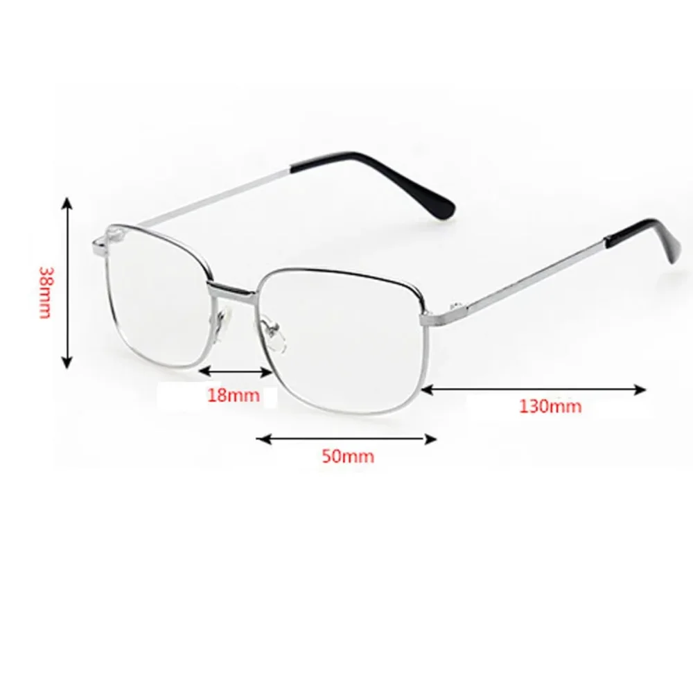 Metalen Frame Leesbril Mannen Vrouwen Unisex Recept Presbyopie Bril Hyperopie Bril Dioptrie 1.0 Tot 4.0