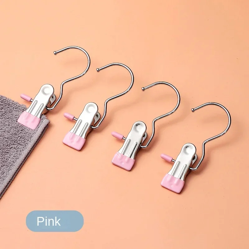 

5/10/15/20pcs Boot Hanger for Closet Laundry Hooks with Clips Boot Holder Hanging Clips Portable Multifunctional Hangers