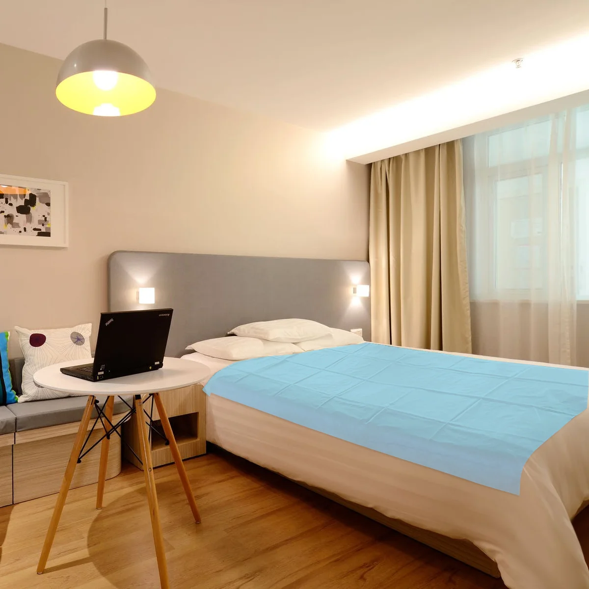 10 STKS 175x75 CM Verdikte Eenmalige Beddengoed Lakens Afbreekbaar Bed Cover Nonwoven Beddengoed Benodigdheden voor Reizen SPA (Roze)