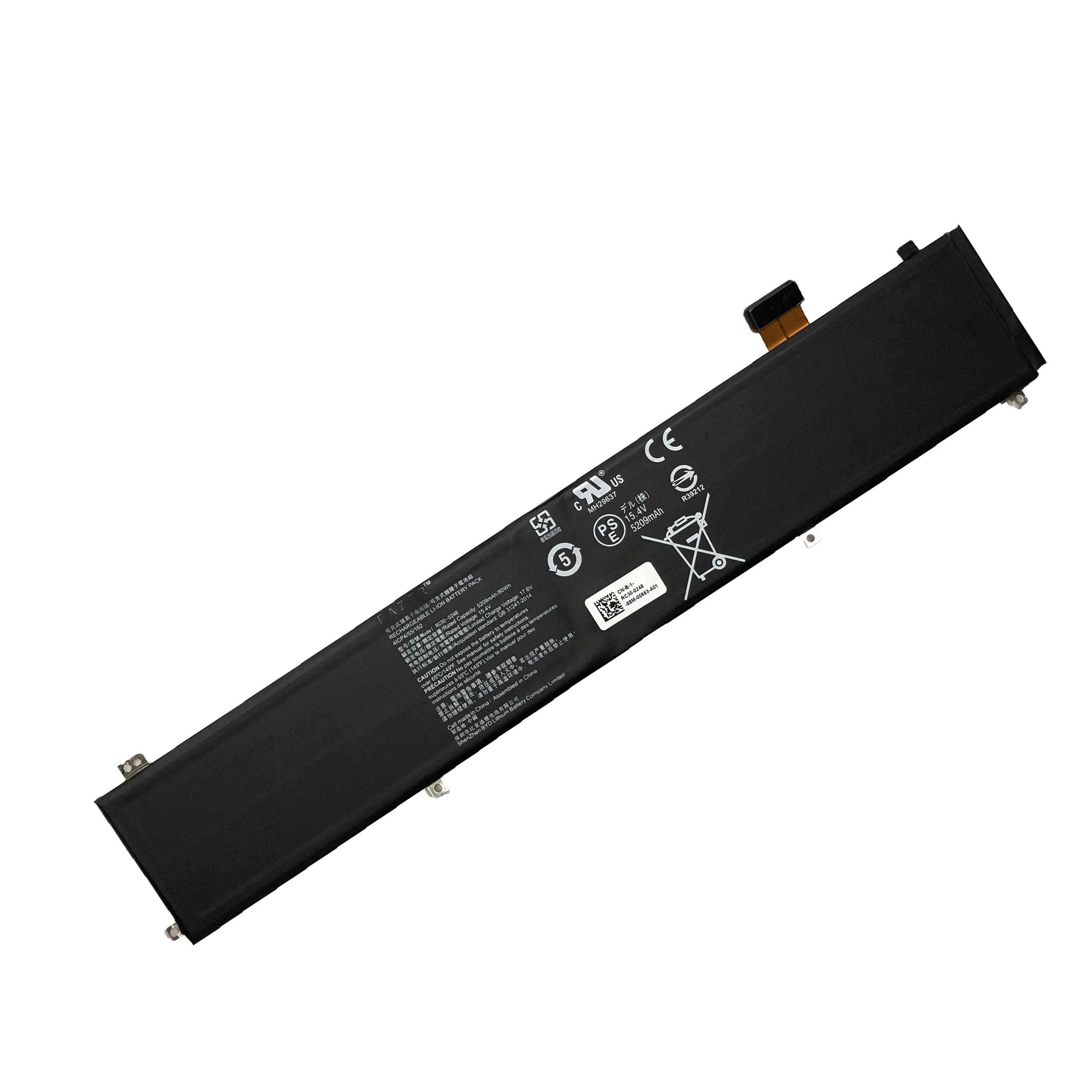 15.4V 5209mAh 80Wh RC30-0248 original RZ09-02386 Laptop Battery For Razer Blade Stealth 15 RTX 2070 Max-Q 2018 2019 year