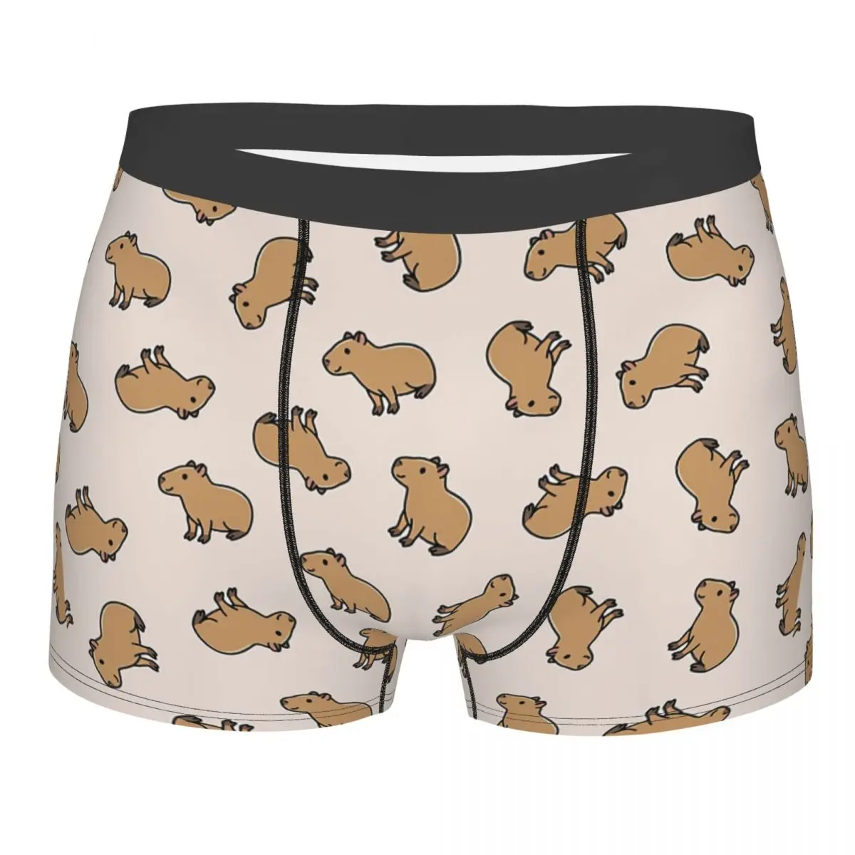 Cute Lovely Capybara Animal Underpants Homme Panties Male Underwear Print Shorts Boxer Briefs