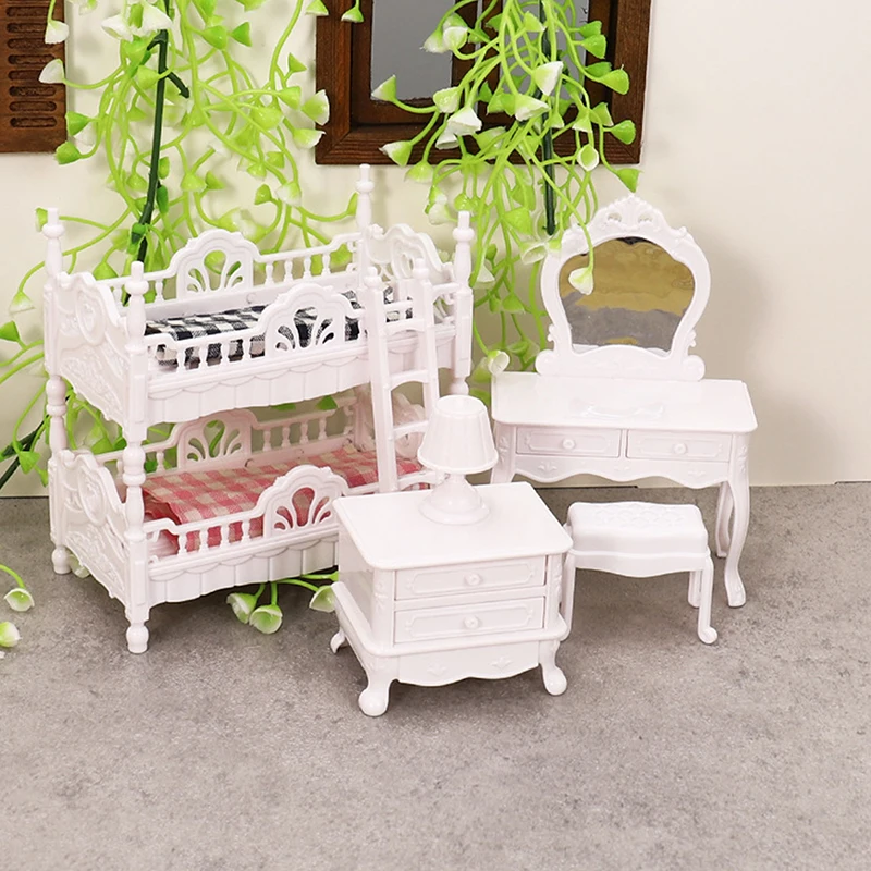 Simulation Furniture Bedroom Scene Miniature Model Ornament Home Furniture Doll Accessories For Doll House Bedroom Accessories