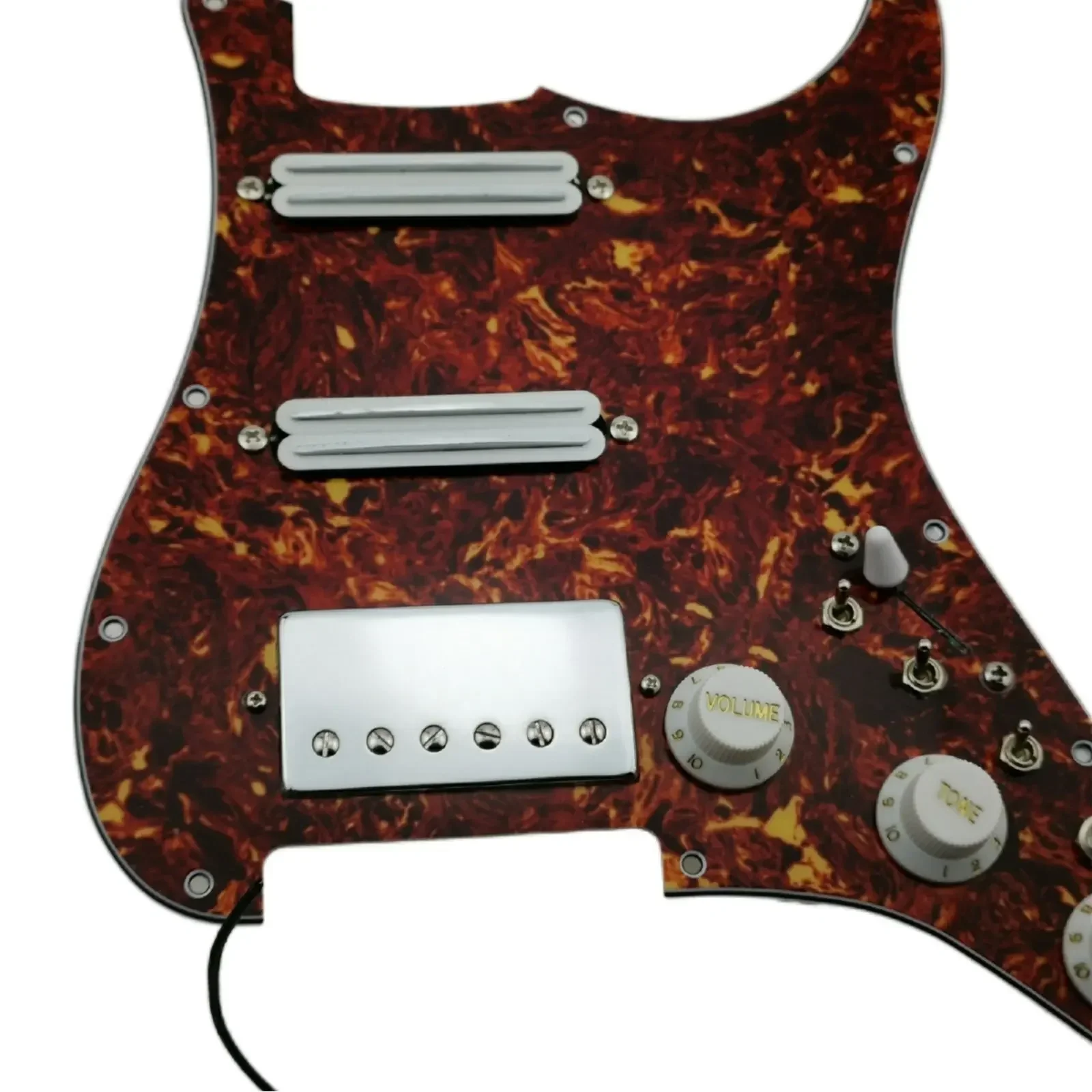 Guitar Pickups Humbucker Pickup Prewired loaded Pickguard Guitar Alnico 5 HSS Wiring Harness Push-Pull Single Cut Set