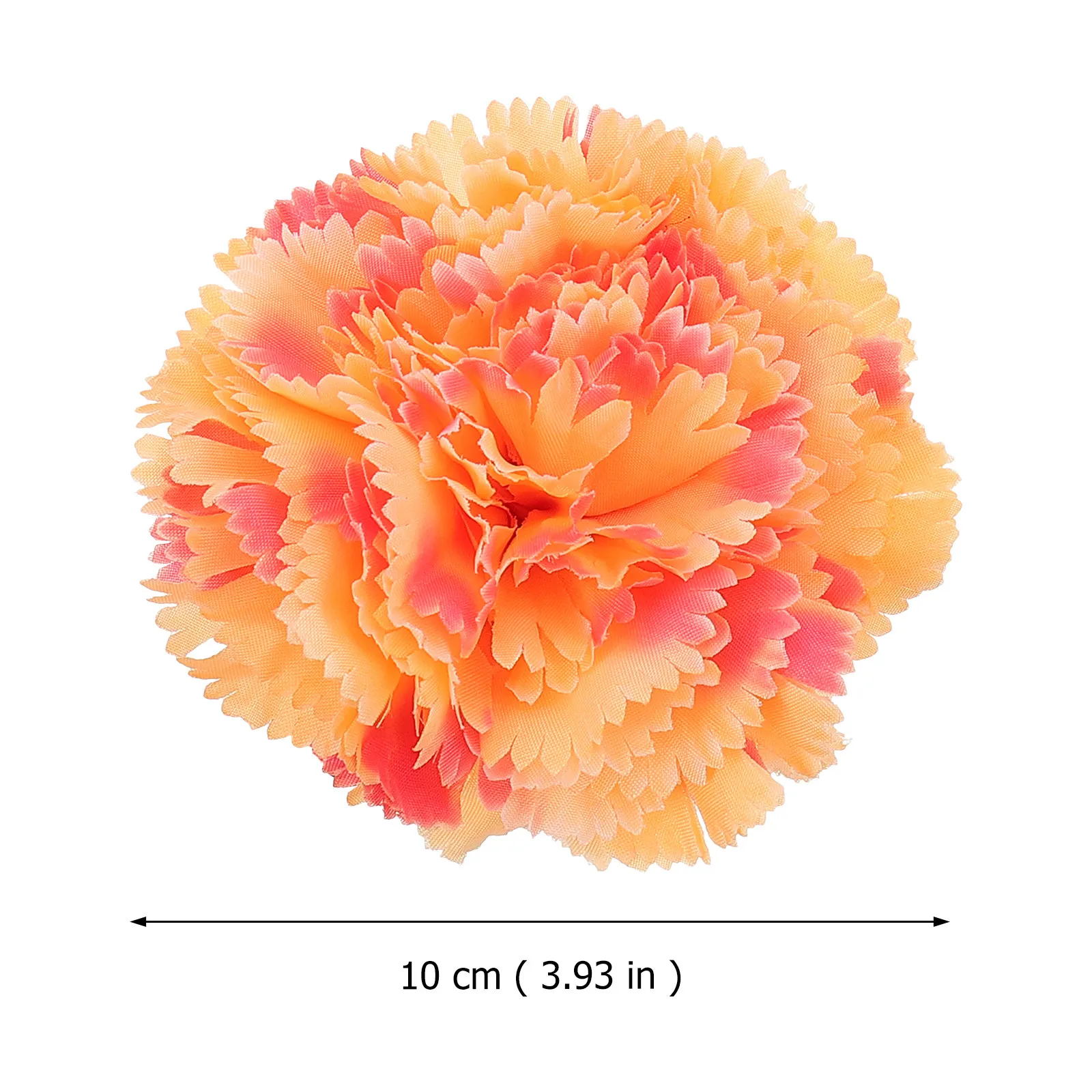 4Pcs Layered Sturdy Fabric Carnation Floral Hair Clips for Women Wedding Bridal Prom Birthday Party Photo Shoot Flower Hair
