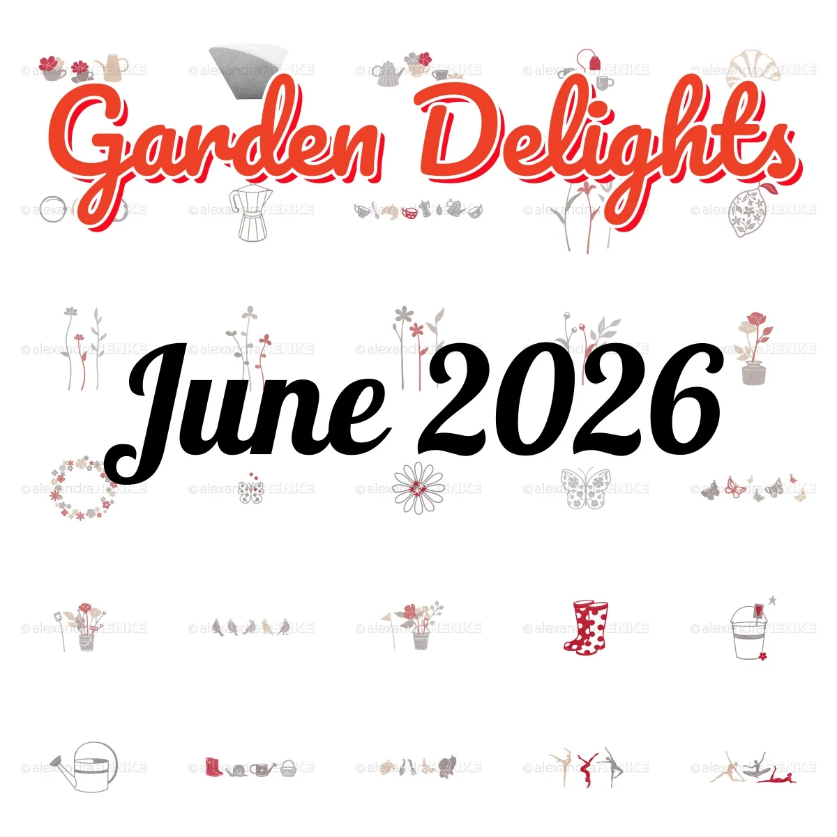 

Garden Delights Metal Cutting Dies for DIY Making Card Scrapbook Embossed Paper Album Craft Supplies Template Decoration