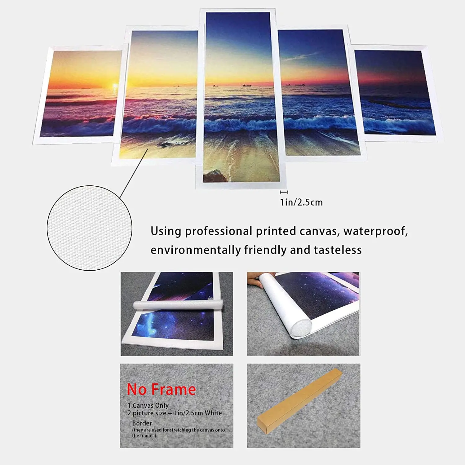 No Framed 5 pieces M6 GT3 Super Sports Car Modern Home Decor Picture Canvas Painting Posters Wall Art For Living Room Decoration