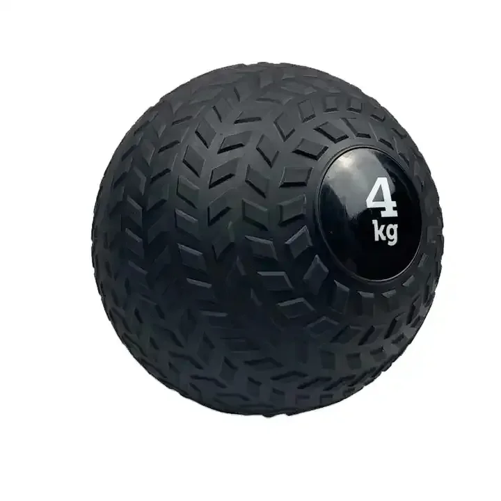 

Black No-slip PVC Durable Sand-Filled No-Bounce Slam Ball for Strength and Cross Workout Textured Slam Medicine Ball