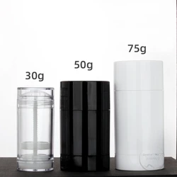 Draagbare deodorantverpakkingen, lippenstift tubes, plastic lege DIY lippenbalsem tubes, draaibare stick tubes, ronde bodem, vulbare stick tubes