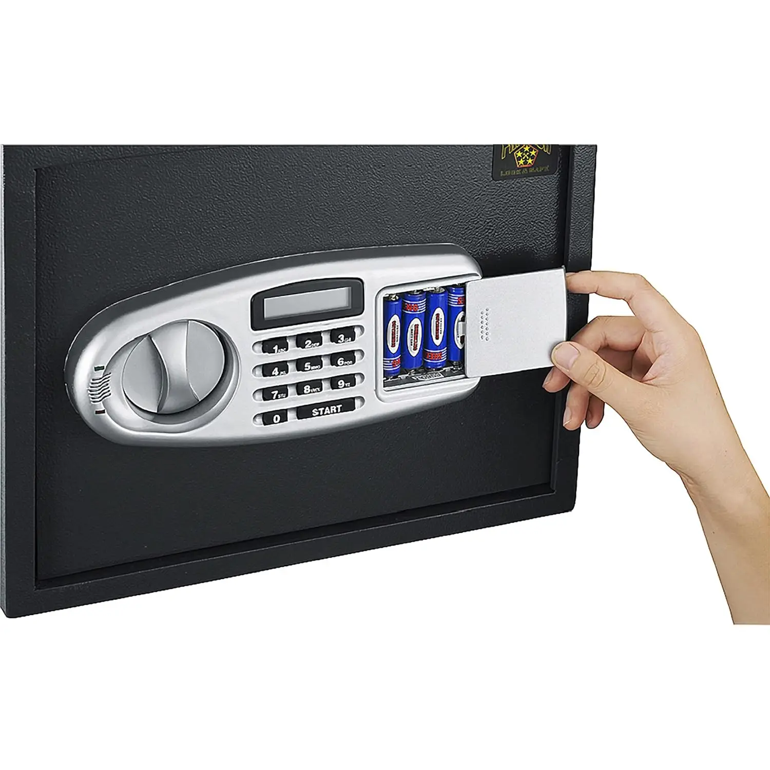Electronic Safe Deposit Box - Drop Safe with Digital Keypad and 2 Manual Override Keys for Business Cash Drops or Home Safety by