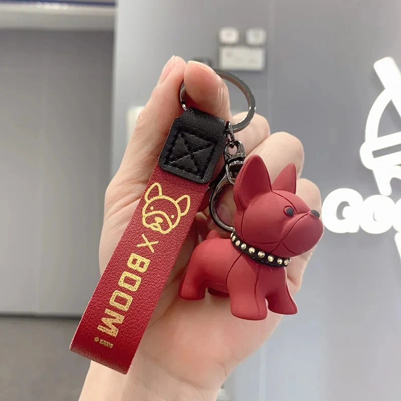 

Cartoon Keychain Cute Pit Bull Shiba Inu Doll Key Chain Creative Law Fighting Dog Bag Pendant