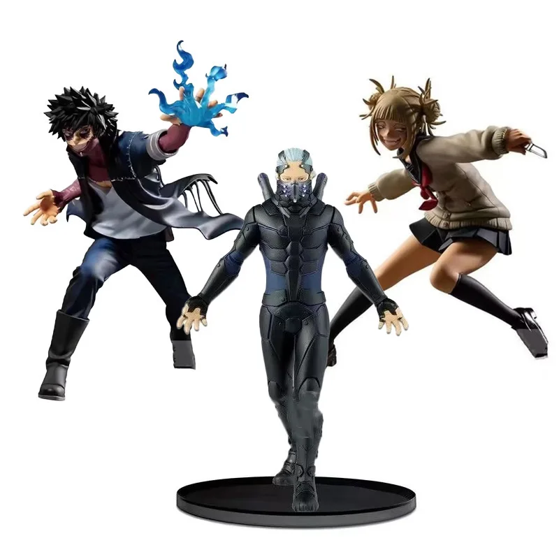 

14CM My Hero Academia Dabi Cross my body Himiko Toga Boss Nine Action figure toys doll Christmas gift With Box