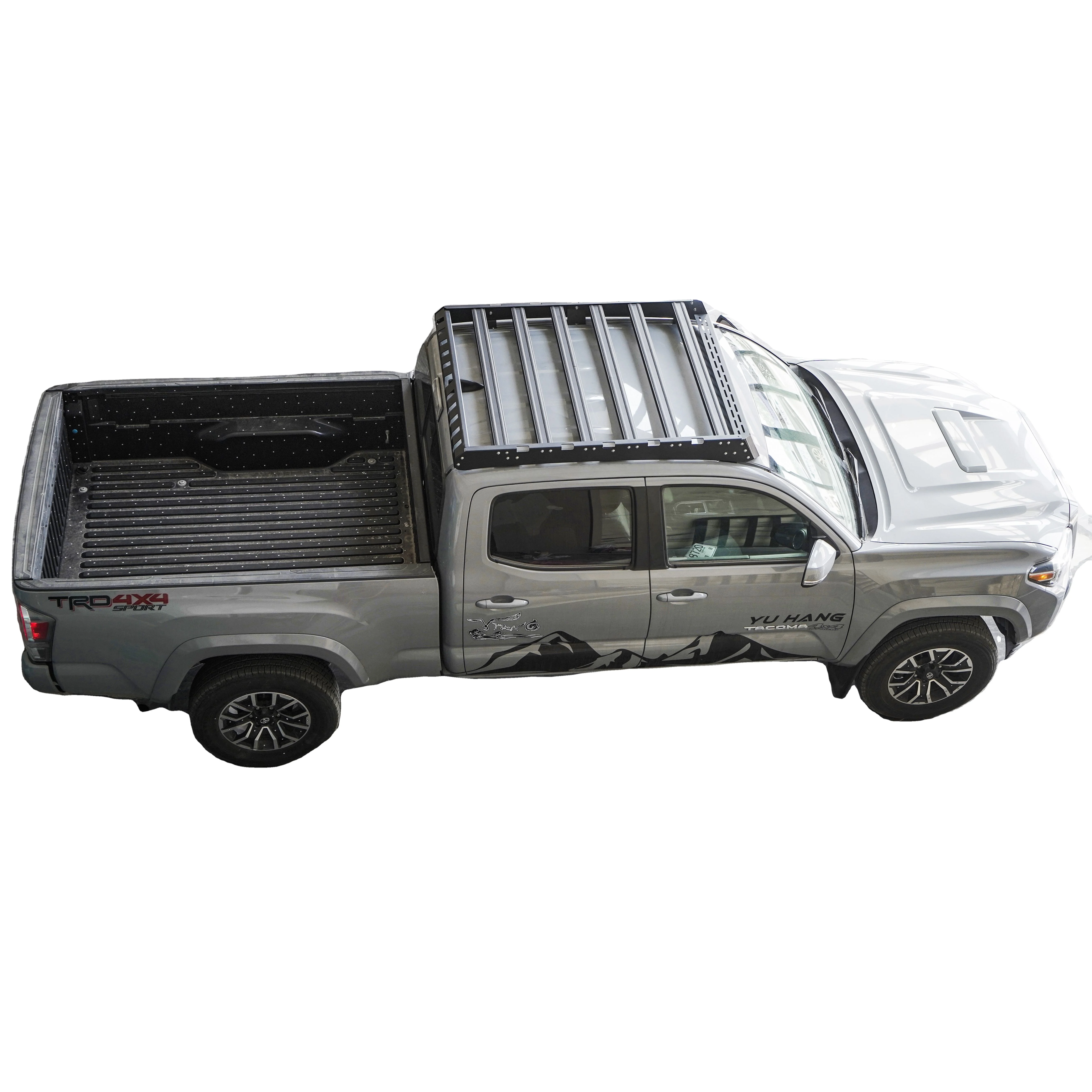 

CAR ROOF RACK Aluminum Alloy Roof Platform Roof Basket Flat Platform for Tacoma 2005+