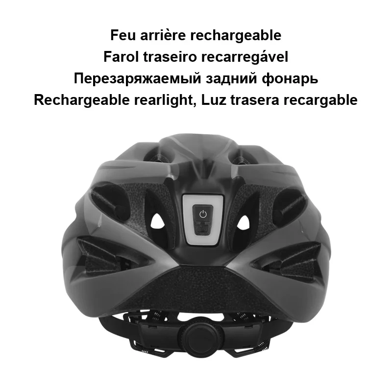 SUPERIDE Rechargeable Road Bike Helmet Men Women Cycling Helmet with Visor & Rearlight Sports MTB Bicycle Helmet with TT Lens