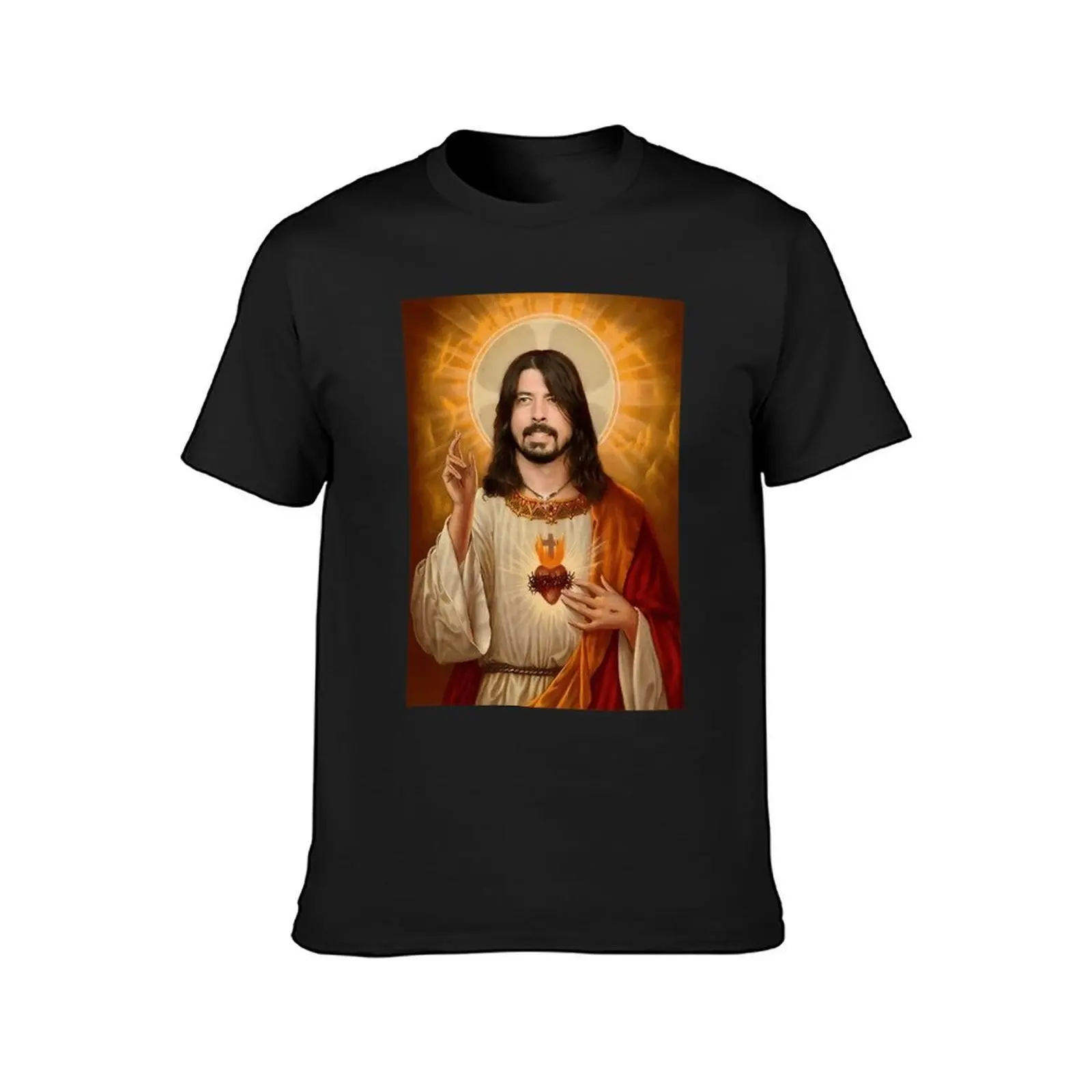 Dave Grohl Jesus T-Shirt for a boy new edition plain t shirts men